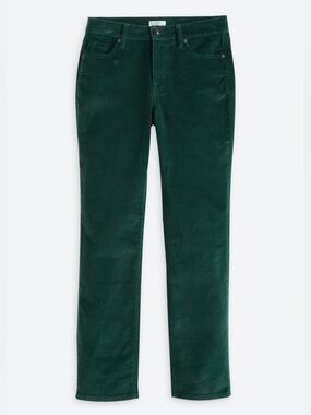 Market & Spruce Genevieve Mid Rise Straight Corduroy Pant